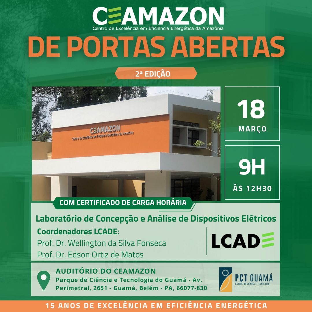 Imagem do evento: CEAMAZON DE PORTAS ABERTAS